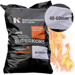 KOKS OPAŁOWY BYTOM GRUBY 40-60mm WĘGIEL TONA WORKOWANA