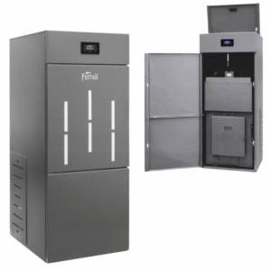 KOCIOŁ NA PELLET PIEC FERROLI BIOPELLET PRO 12 KW ZBIONIK 105 kg lista ZUM